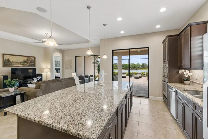 Beautifully coordinated interior, with granite throughout.