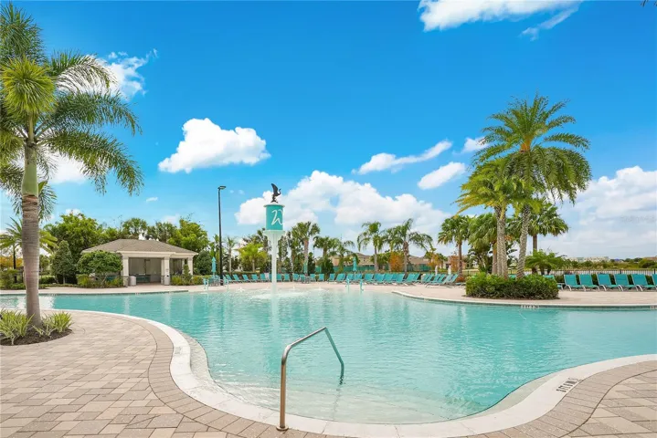 Resort-style community pool for residents to enjoy