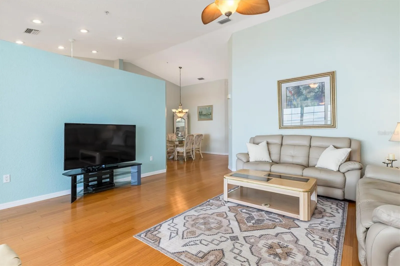 Living Room with Dining Room in backgroun