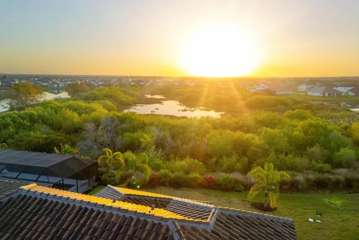 A large tropical lush preserve