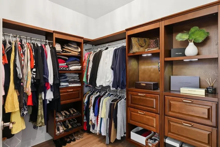 High-end custom built closet