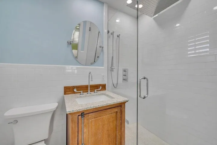 Renovated primary bathroom