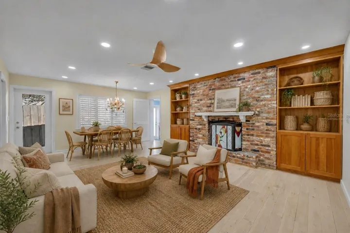 Formal living and dining rooms - Virtually Staged