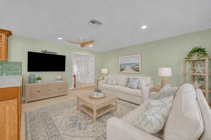 Family room - Virtually Staged