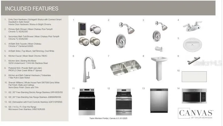 10789 Eclipse Street design selections. Home is currently under construction and selections are subject to change.
