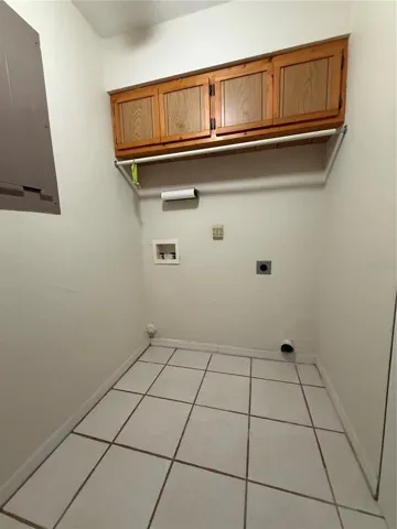 Hookups for Full Size Washer and Dryer