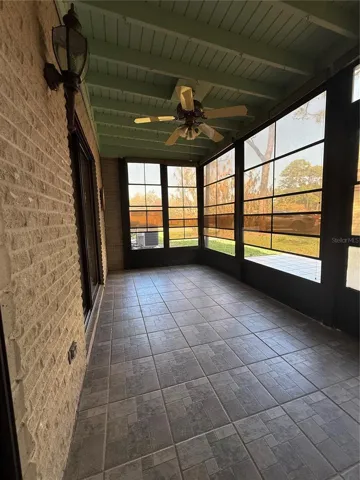 View of Patio from the Kitchen Sliders
