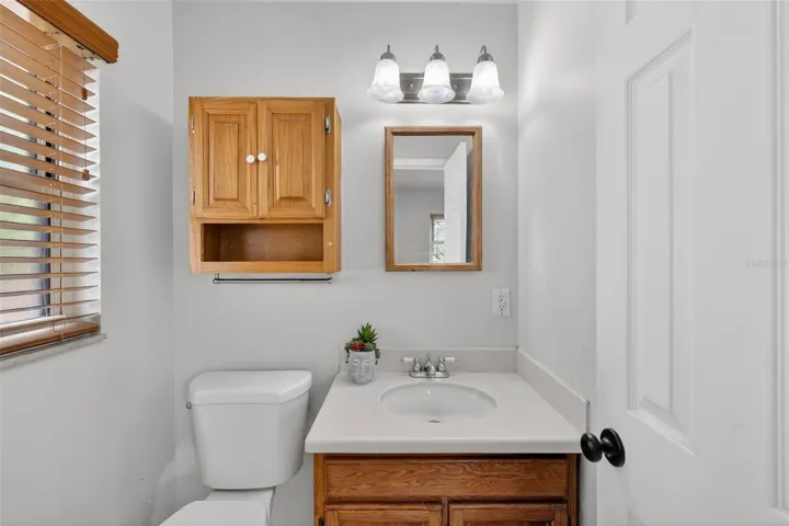 Half-bath in Primary Bedroom.