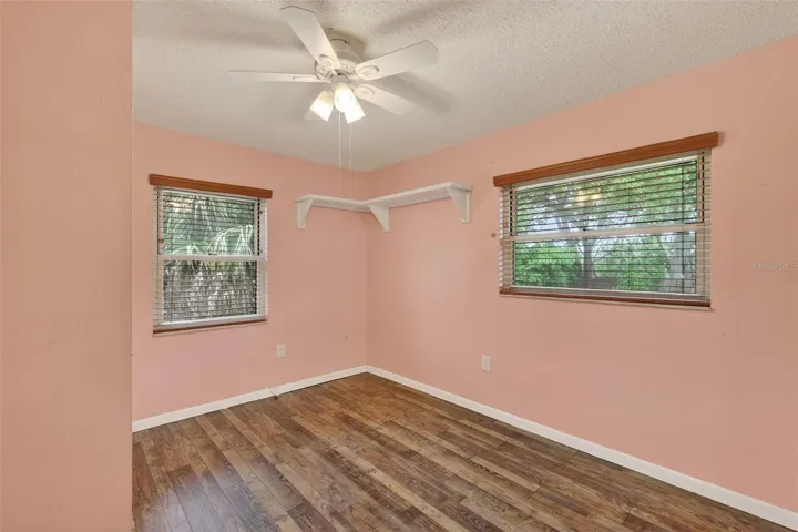 Bedroom 3, ceiling fan