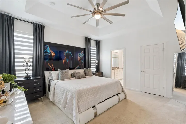 Dramatic oversized artwork