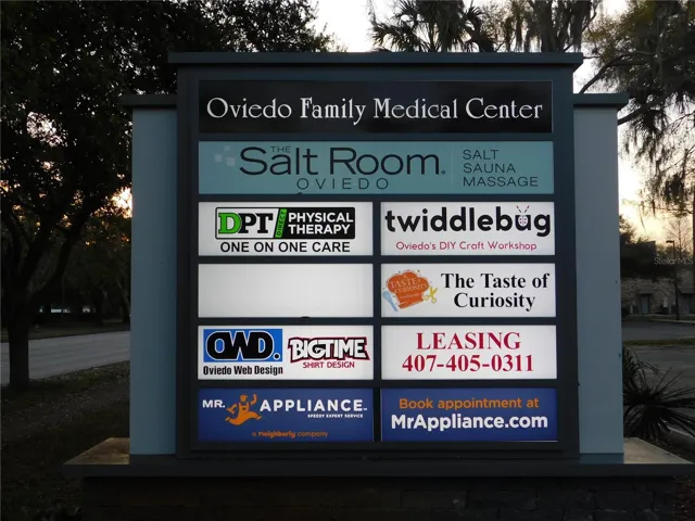 Back Lit Building Signage