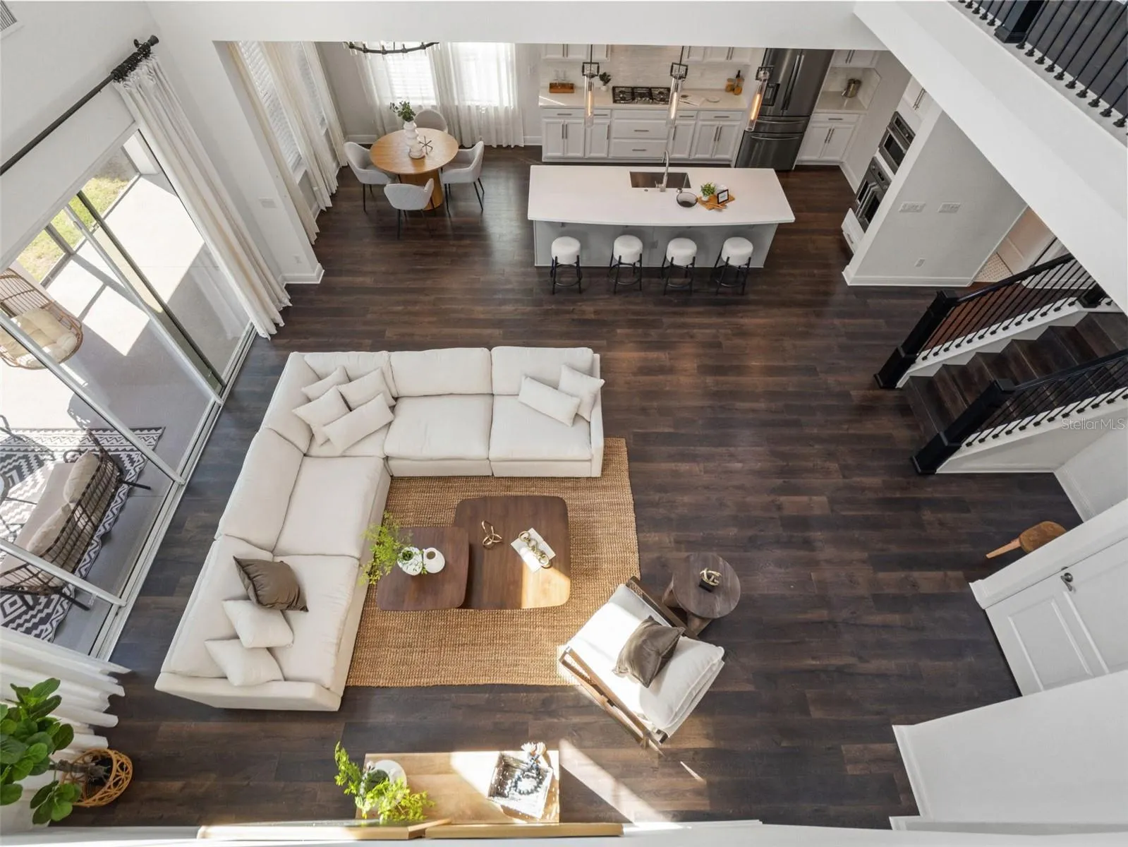 View of family room