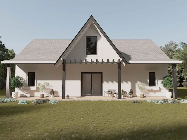 Rendering of proposed home design (for illustration purposes only).