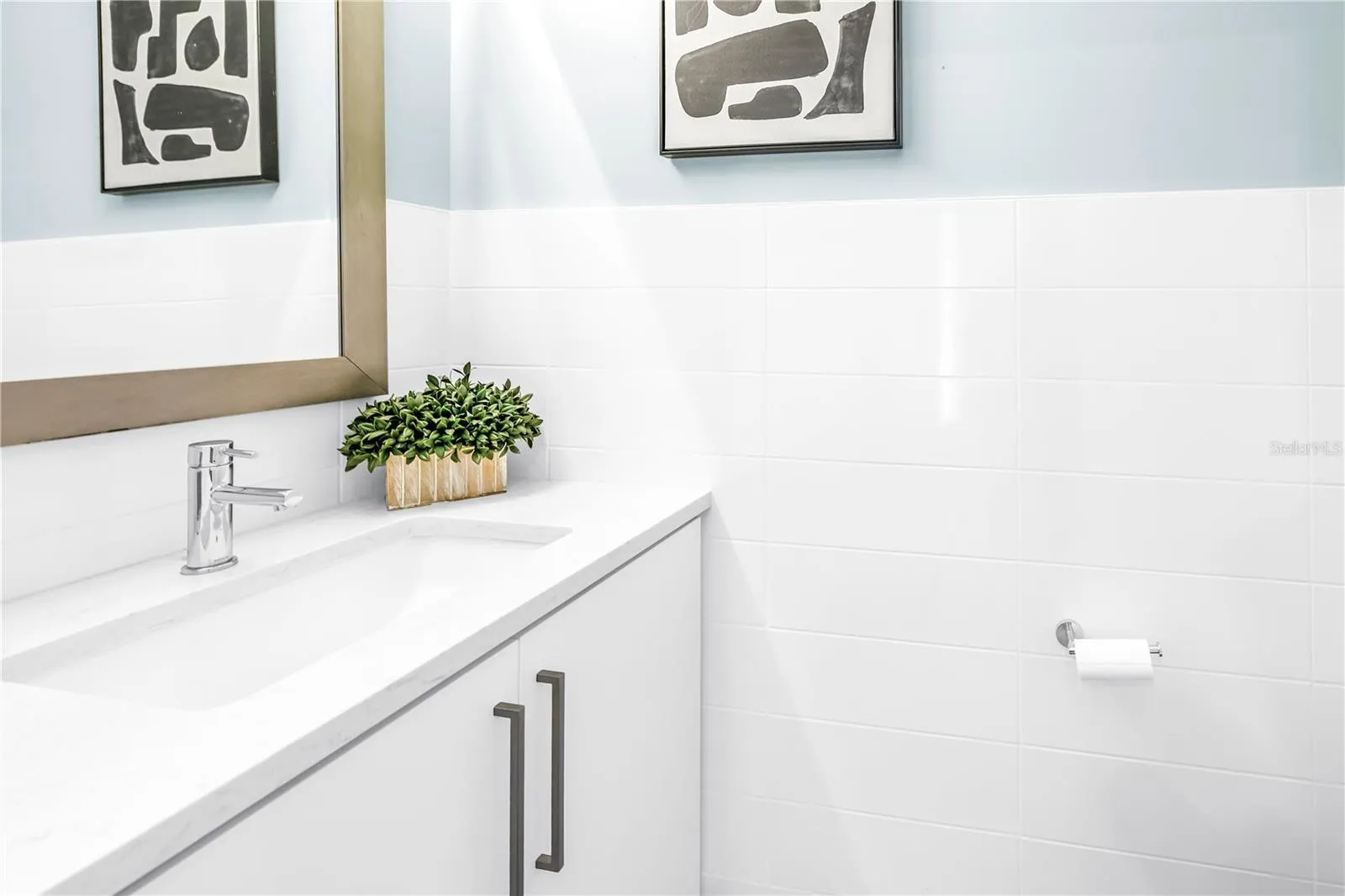 First Floor Powder Room Vanity