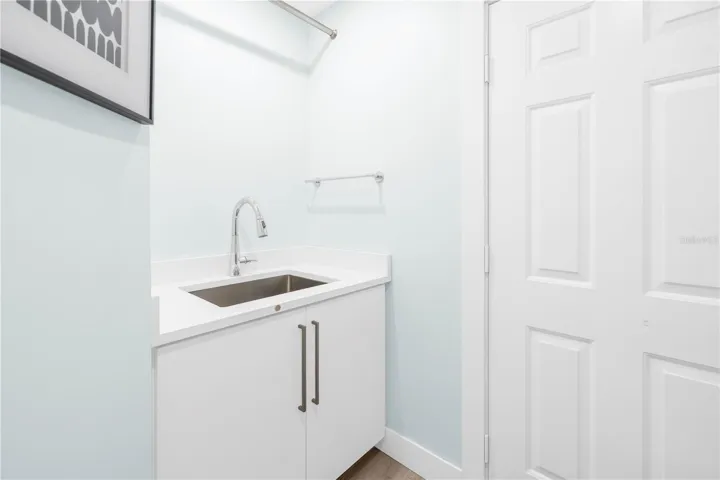 Indoor Laundry Room Sink