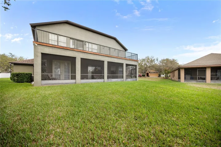 Exterior Rear Backyard View!