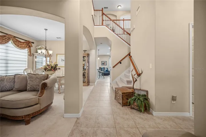 Welcoming Foyer with Beautiful & practical Tile floors