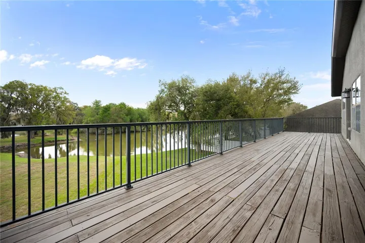Expansive open deck!
