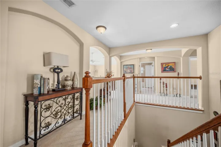 Upstairs Landing leads to the Guest Bedrooms, Theatre room and 2nd living area/ Game room!!