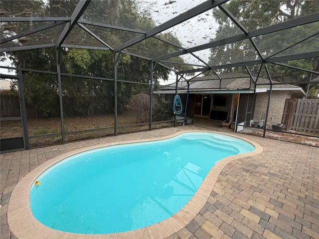 Pool facing House