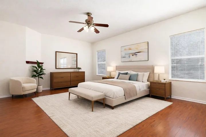 Master Bedroom Virtually Staged