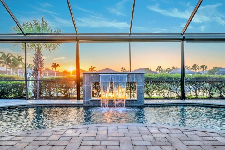 Waterfront Pool, dock and boat lift