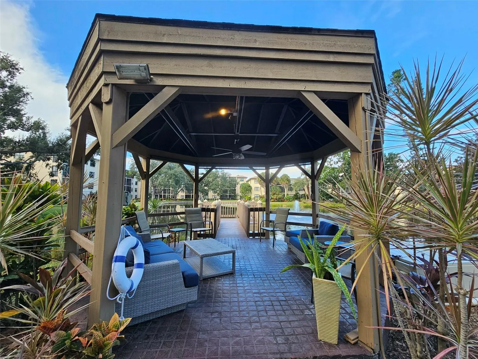 Gazebo sitting area