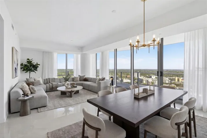 Virtually Staged Living Room
