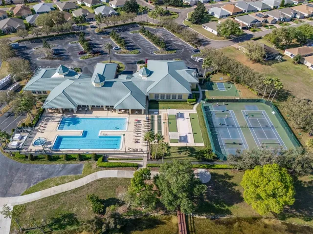 Aerial of the amenities