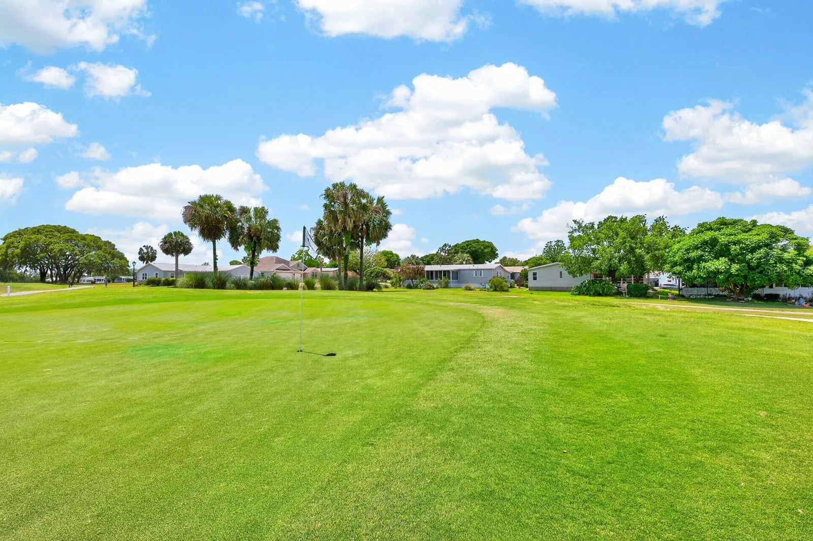 Golf course views.
