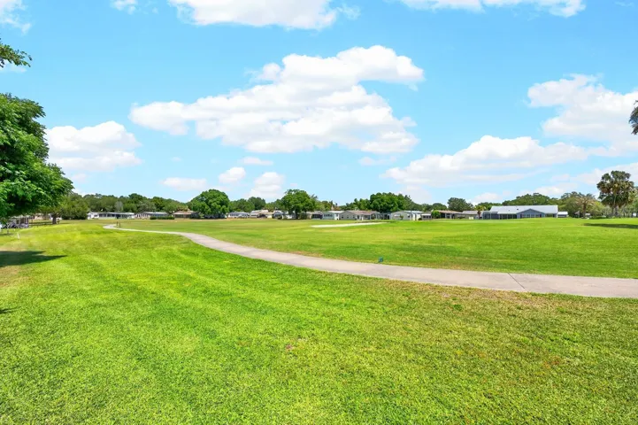 Golf course views.