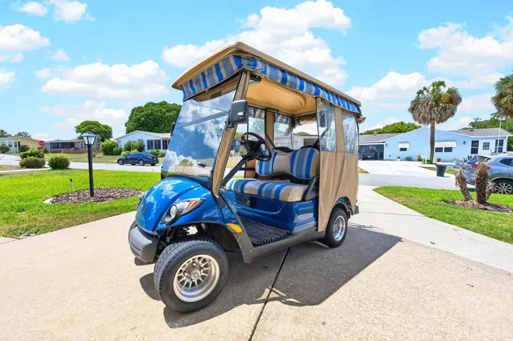 2014 Yamaha golf cart available to convey with the home.