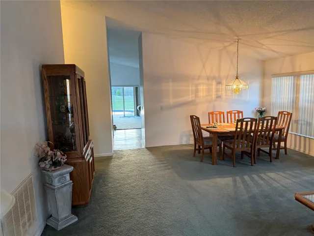 Formal dining and family room