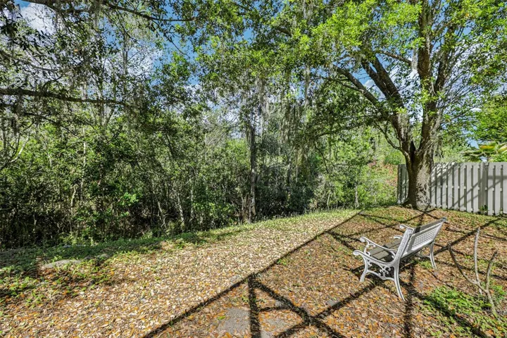 Wooded conservation views for added privacy.