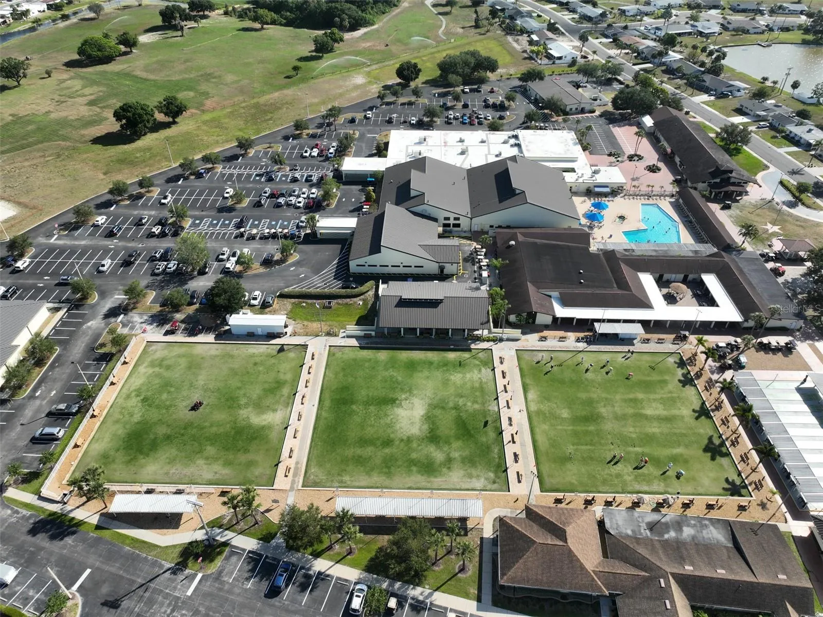 SCC Amenities North Campus Law Bowling, Shuffle Board, Outdoor Pool &amp; Spa, Snack Bar, State of the Art Gym