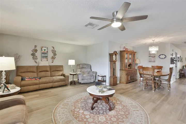 Front Living Room &amp; Dining Beautiful LVT Flooring