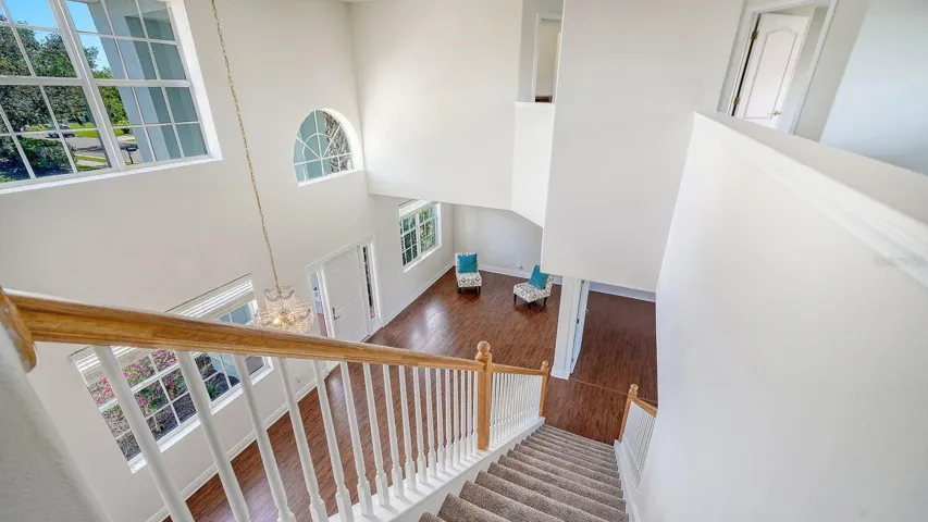 Top of Stairwell View Overlooking Front Entry
