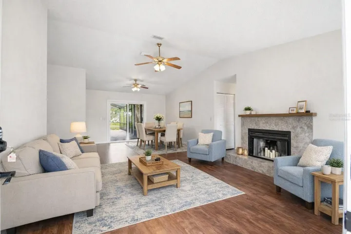 Virtually Staged Living Area
