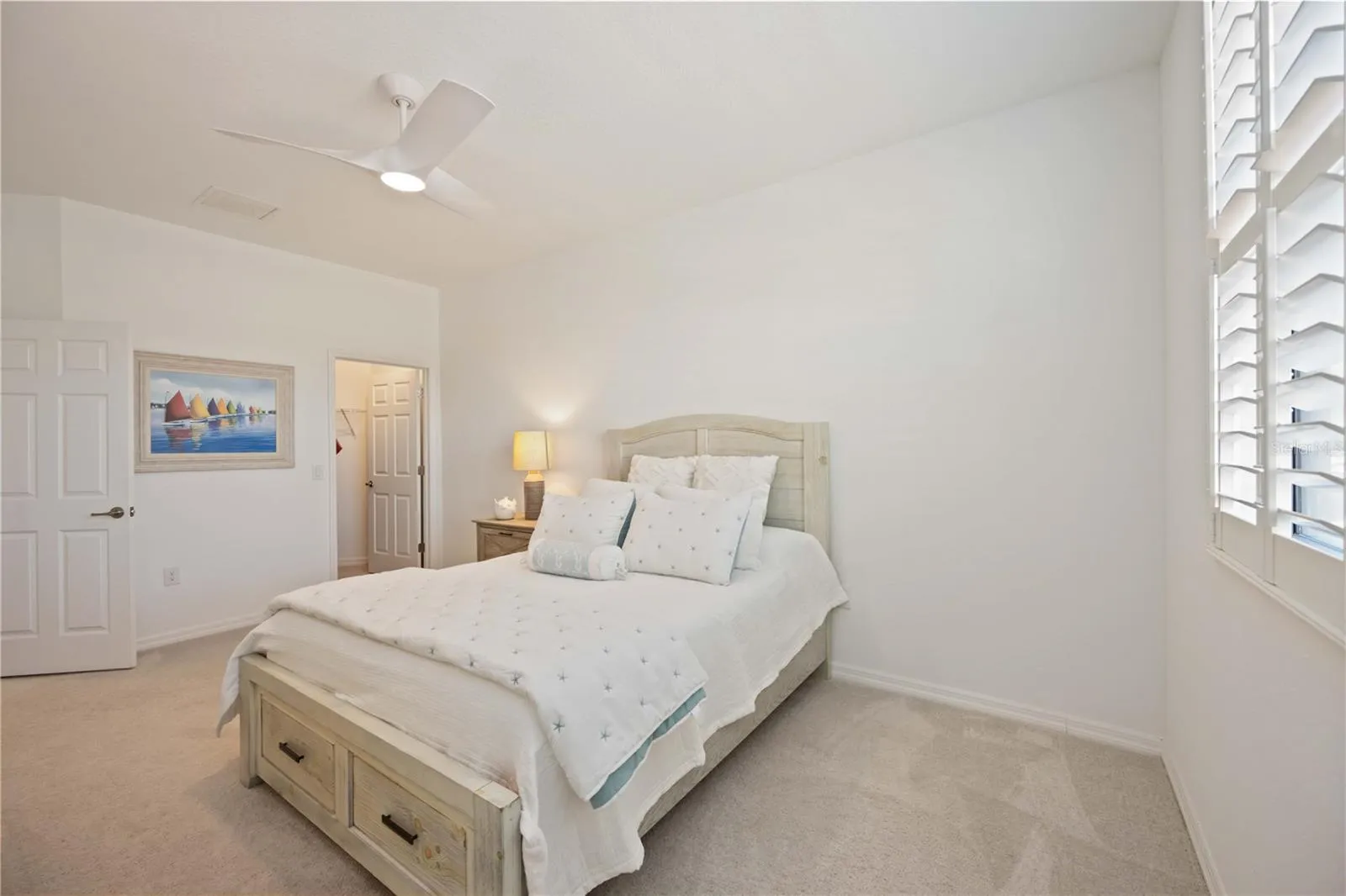 Bedroom 2 - Queen Bed, Television, dresser, night stands
