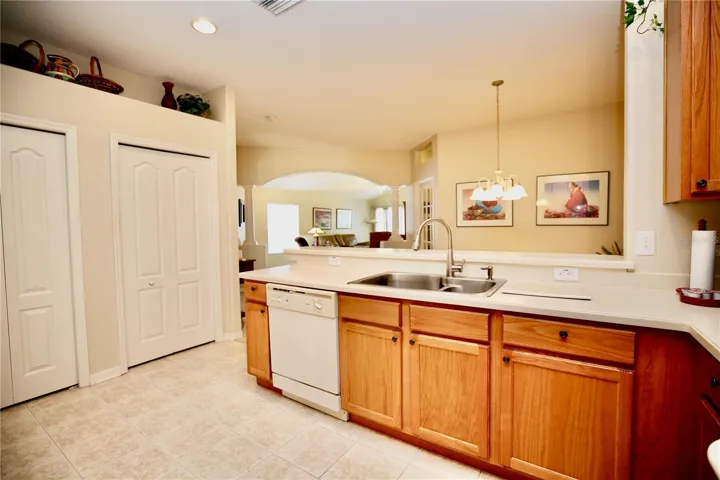 view out of the open floor plan