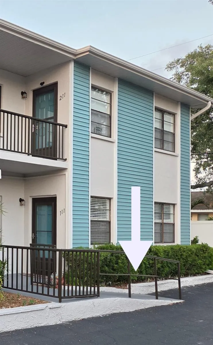 Walkway Ramp from the parking area right to your front door!