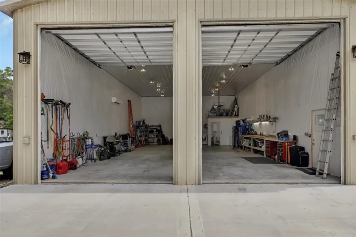 doors on outbuilding
