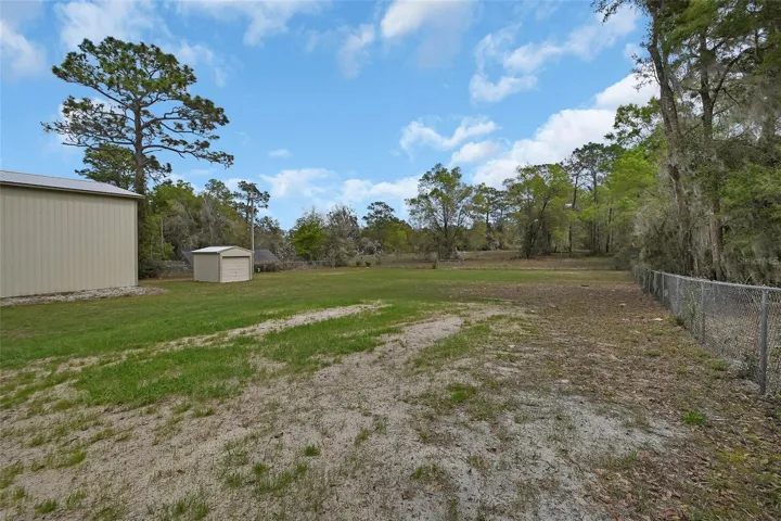 shot looking to the back of property