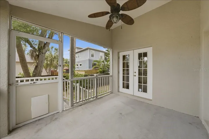 Screened in patio