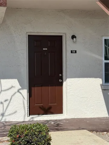 Front of condo