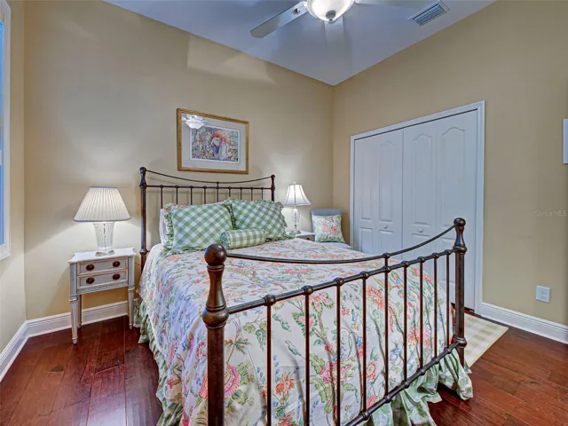 2nd bedroom has large closet so there is lots of storage.