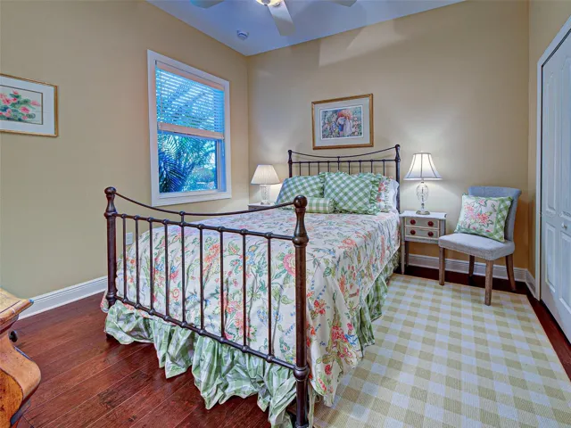 2nd bedroom is also light and bright with engineered wood floors.