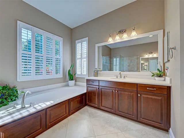 Soak any cares you may have away in the garden tub.