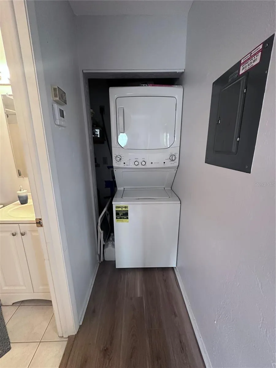 Full size stack washer dryer