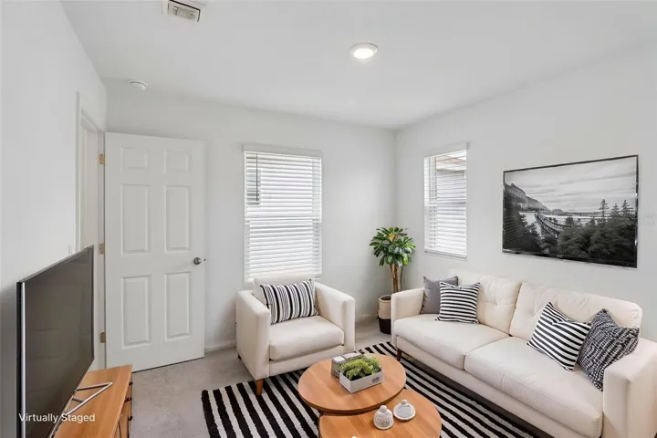 Secondary Bedroom - Virtually Staged